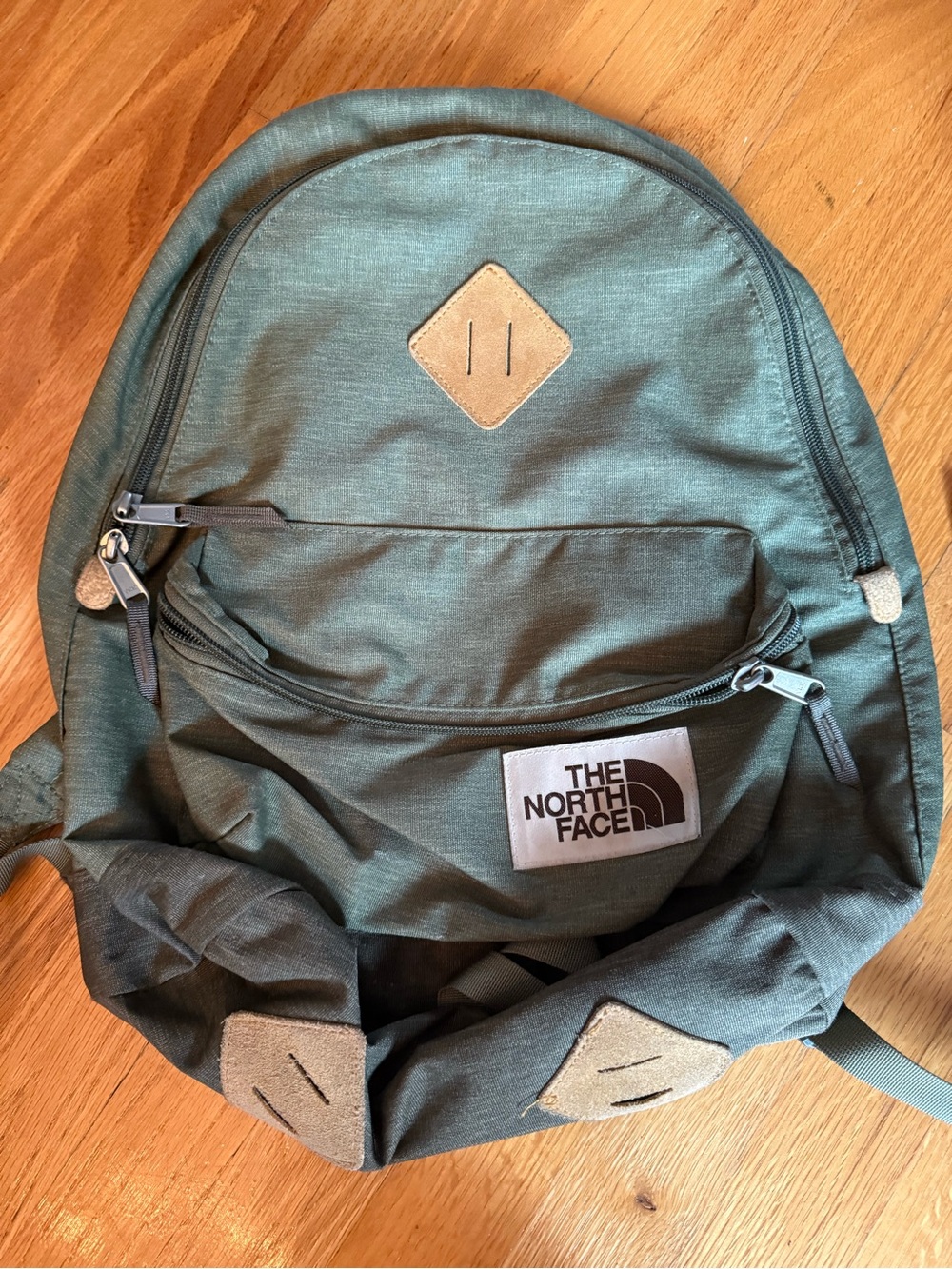 The North Face Olive Green Daypack Backpack